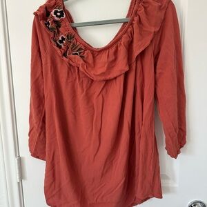 Southern Stitch Women’s Long sleeve Embroidered Blouse